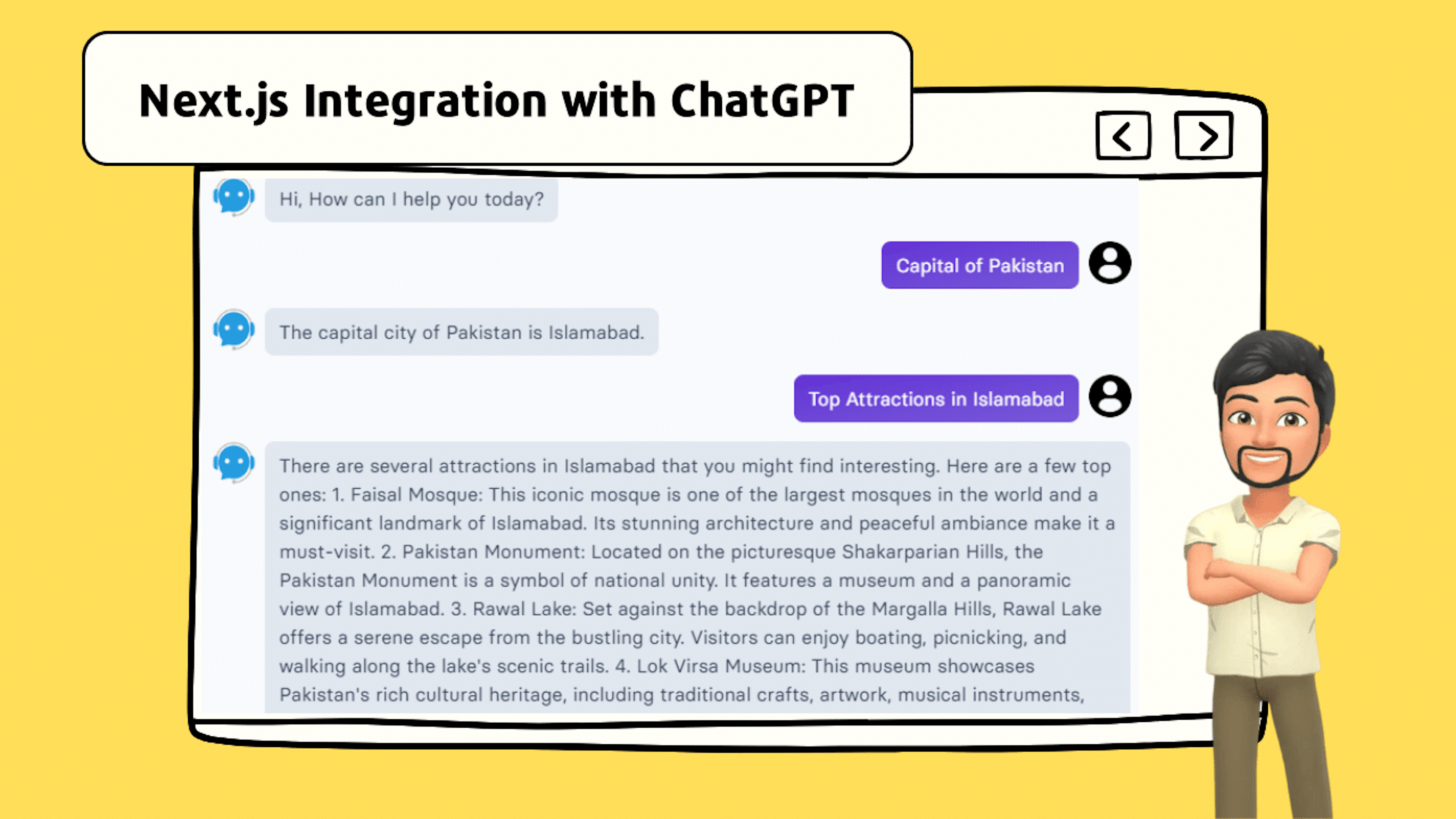 Next.js Integration with the ChatGPT